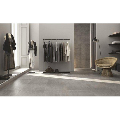 ÉCHANTILLON Ceralto Orsini Concrete Carreau de sol et de mur 60x60cm 9.5mm rectifié R10 grès cérame Nero SW914150
