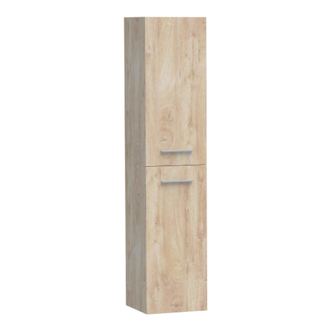 BRAUER Trust armoire de salle de bains - 160x35x35cm - poigné es de surface excl. avec 2 portes ouvrant à gauche ou à droite Forest Wheat SW370710