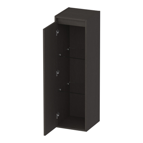 BRAUER Adore armoire de salle de bains - 120x35x35cm - avec 1 porte sans poignée ouvrant à gauche Timber Anthracite SW1198189