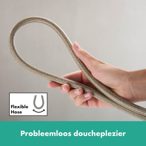 Hansgrohe RainFinity Doucheset - 130 - 3jet - ecosmart S Puro - 65cm Designflex - doucheslang - 160cm - geborsteld brons SW918218
