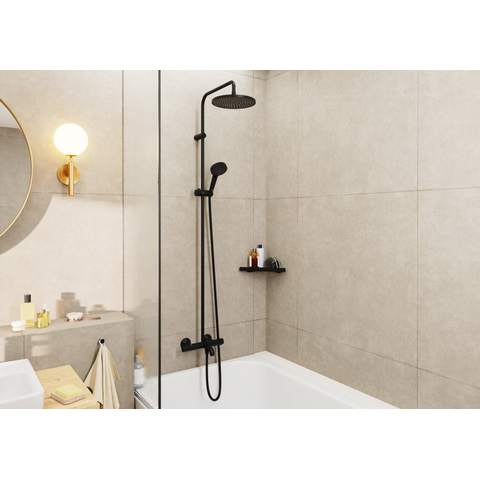 Hansgrohe AddStoris Q handdoekhaak enkel - mat zwart SW651064