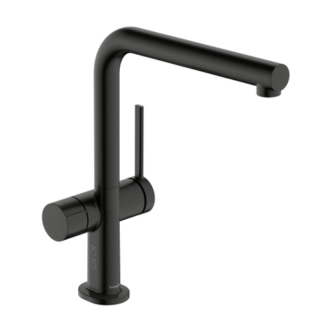 Hansgrohe Talis M54 ééngreeps keukenmengkraan 270 stopkraan voor vaatwasser Brushed Black Chrome SW1567372