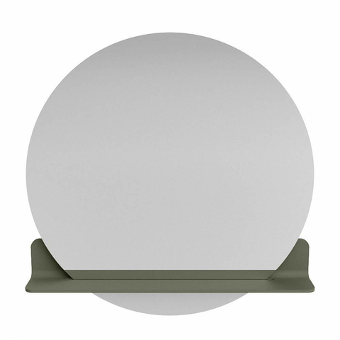 Mondiaz SPOT miroir – Ø 80 cm – avec tablette – Army (vert) SW1235487