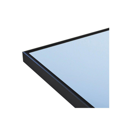 TuTTi Q-Mirrors miroir – carré – 70 x 70 cm – LED indirecte tout autour – chauffage de miroir – Noir mat SW1418620