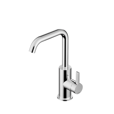 Hotbath Ace Wastafelmengkraan - laag - opbouw - draaibare uitloop - zonder waste - hoogglans chroom SW1117576