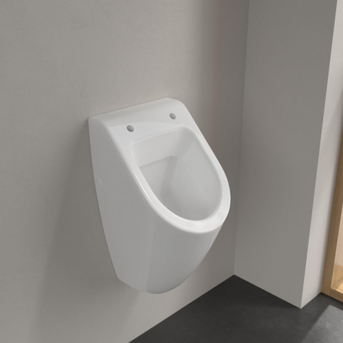 Villeroy & Boch Subway urinoir - 28.5x53.5x31.5cm - voor deksel - White Alpine (glans wit) 0123216
