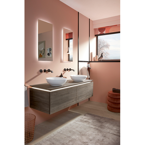 Villeroy & Boch Loop & Friends opzetwastafel - 38x38cm - zonder kraangat - met overloop CeramicPlus - White Alpine (glans wit) SW644143
