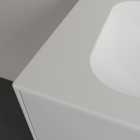 Villeroy & Boch finion meubelwastafel - 1 kraangat - 100x50cm CeramicPlus - zonder overloop - White Alpine (glans wit) SW106528