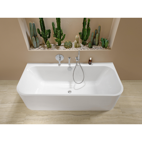 Villeroy & Boch Architectura Bad - 180x80cm back to wall - White (zwart) SW1150381