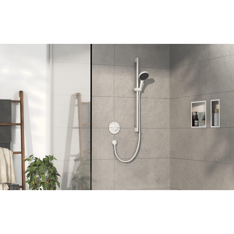 Hansgrohe Showerselect Comfort S thermostatique encastrable pour 1 fonction mat blanc SW918020