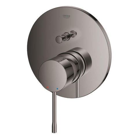 Grohe Essence badkraan - inbouw - met omstel - hard graphite (antraciet) SW702043