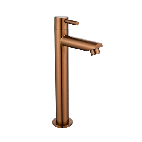 Fortifura Calvi Robinet de lavabo - 23cm - rehaussé - montage sur plan - brossé cuivre SW1476849