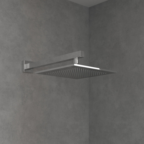 Villeroy & Boch Universal Showers regendouche - 25x25cm hoekig - hoogglans chroom SW974326