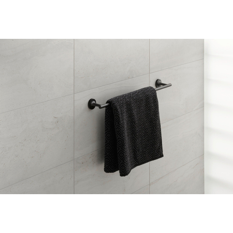 Duravit Starck T Handdoekhouder - 61cm - mat zwart SW297079