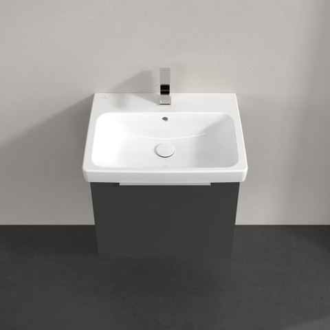 Villeroy & Boch Architectura Wastafelonderkast - 42x55cm - 1 lade - grijs SW1162058