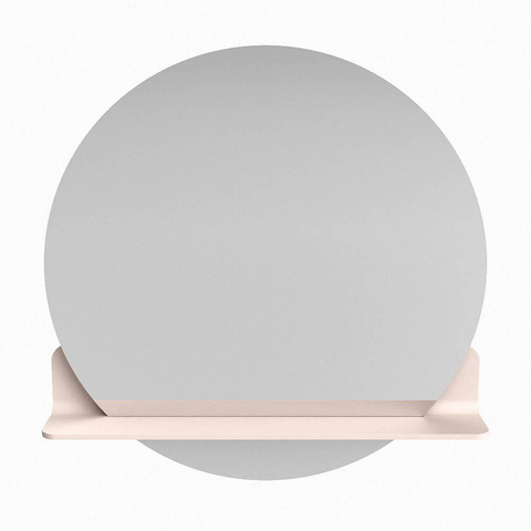 Mondiaz SPOT miroir – Ø 70 cm – avec tablette – Rosee (rose) SW1235592
