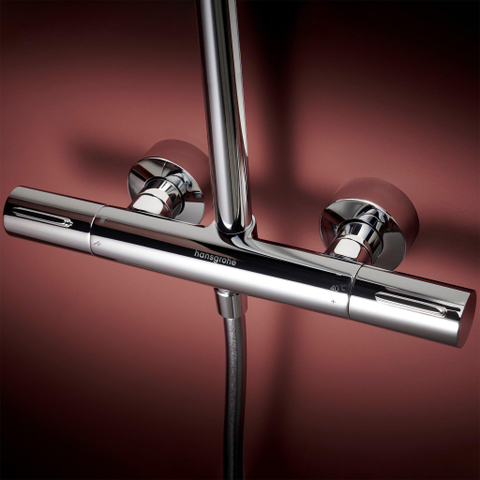 Hansgrohe Raindance Alive S colonne de douche - 30cm - 1 jet - ecosmart+ - chromé SW1566556