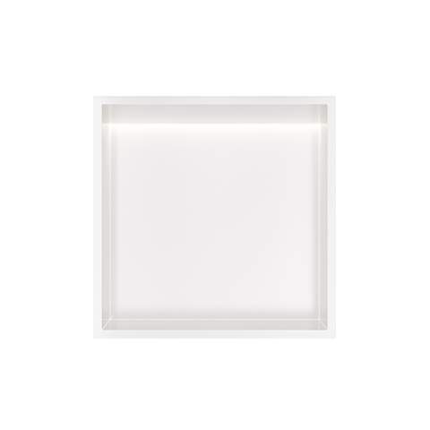Hotbath &MORE Inbouwbox of inbouwnis - 30x30x10 - met LED - IP44 - mat wit SW1246561