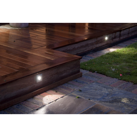 Astro Tango LED 3000K Inbouwspots 7x7x0.2cm LED IP65 verlichting geintegreerd zwart SW75720