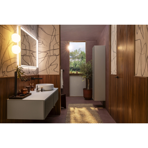 Hansgrohe Finoris 1 greeps wastafelkraan - inbouw - voorsprong 228 mm - met afvoerplug - mat zwart SW651252
