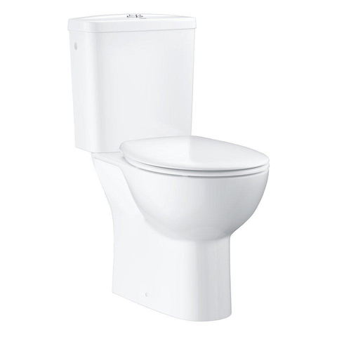 Grohe Bau WC-pack - diepspoel - PK - met keramisch reservoir - closetzitting met deksel en softclose - wit SW197223
