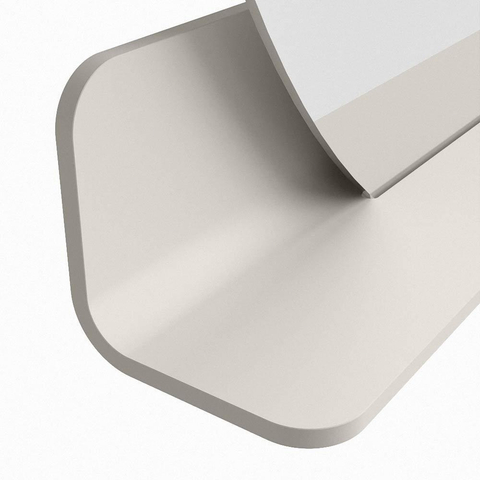 Mondiaz SPOT miroir – Ø 100 cm – avec tablette – Linen (blanc cassé) SW1235556