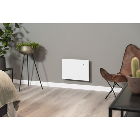 Eurom Mon Soleil DSP 650 Wifi Infrarood Verwarming 113x60x5cm 650watt hangend/staand Metaal Wit - OUTLET UDEN STORE34179