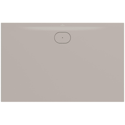 Villeroy & Boch Ecora douchebak - 140x90x3.5cm - afvoer lange zijde - almond (beige) SW1558957