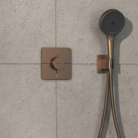Hansgrohe Showerselect comfort q Thermostaat - inbouw - 2 functies - geborsteld brons SW918111