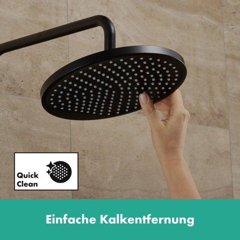 Hansgrohe Vernis Blend Showerpipe - 240 - 1jet - ecosmart - met thermostaat - mat zwart SW803099