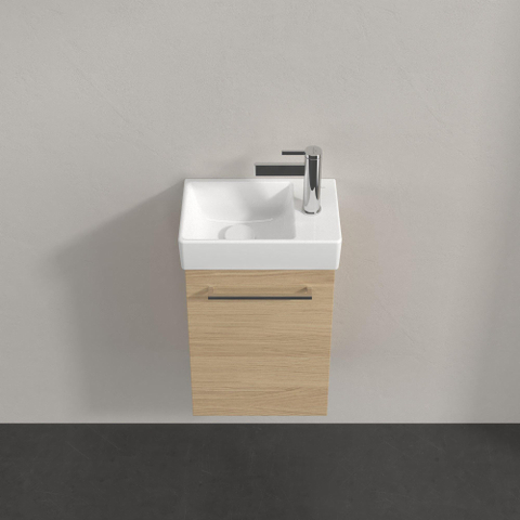 Villeroy & Boch Avento wastafelonderbouwkast - 1 deur - 34x51.4x20.2cm links - Nordic Oak (hout) SW448534