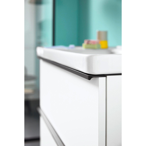 Duravit D-neo Wastafel - met kraangat - met overloop - 80x48x16.5cm - wit SW640432
