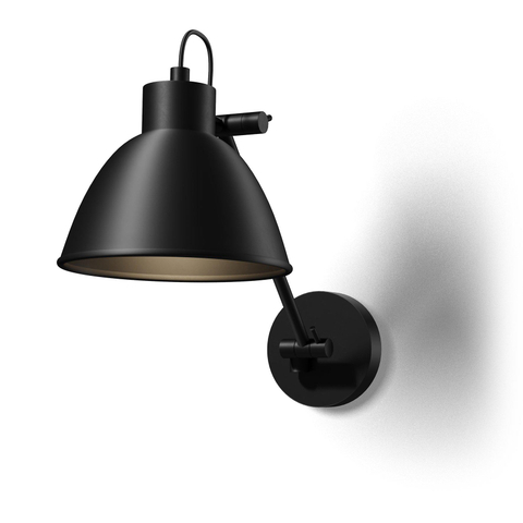 Looox Light collection applique murale - 1 bras - réglable - noir mat SW479317