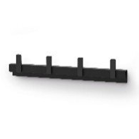 Zack POTES Barre porte-serviettes 24cm noir SW1416158