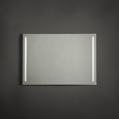Adema Squared badkamerspiegel 100x70cm met verlichting links en rechts LED en schakelaar SW238217