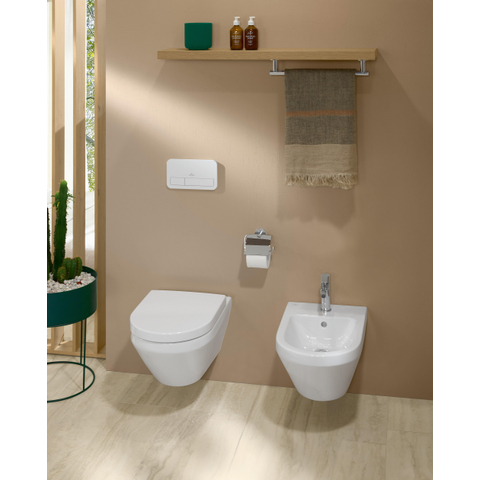 Villeroy & Boch Architectura Omnia architectura closetzitting - met deksel - softclose quickrelease - glans wit 1024393
