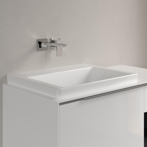 Villeroy & Boch Subway 3.0 lavabo - 60x47x16.5cm - sans trou de robinet - blanc alpin brillant SW702158