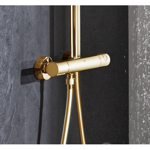 Grohe Euphoria XXL Regendoucheset Opbouw - hoofddouche 31cm - handdouche rond - cool sunrise (goud) SW98860