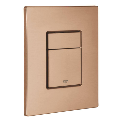 Grohe Skate Cosmopolitan Bedieningsplaat - dualflush - horizontaal/verticaal - kunststof - brushed warm sunset (koper) SW107594