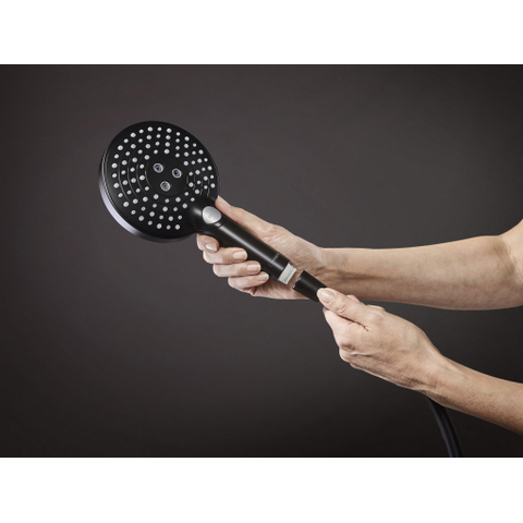 Hansgrohe Raindance Select S Handdouche 120 - 3jet powderrain - mat zwart OUTLETSTORE STORE44747
