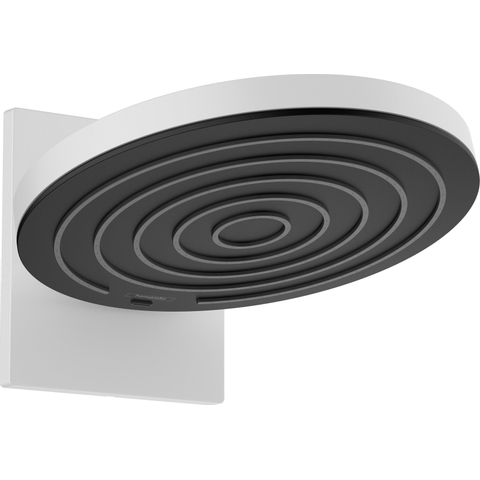 Hansgrohe Pulsify douche de tête - 26cm - 2 jets - avec bras de douche - blanc mat SW651353