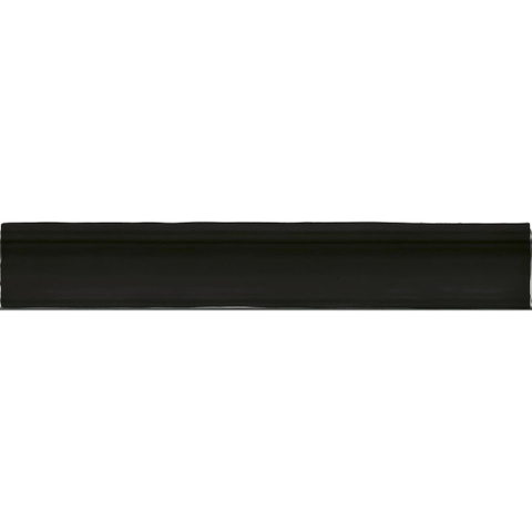 ÉCHANTILLON Terravito Olevia carreau mural - 5x30cm - 8mm - Rectangulaire - Noir mat (zwart) SW735712