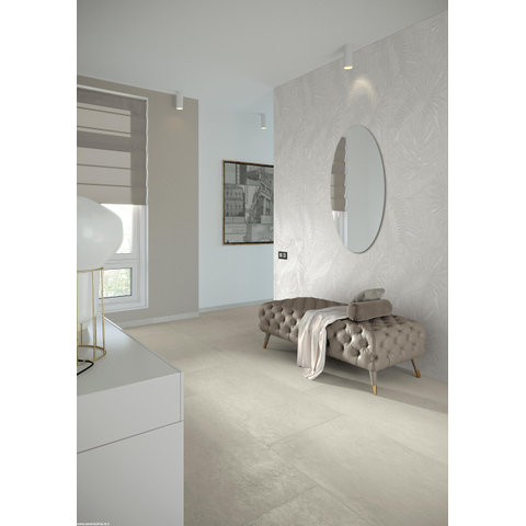 Ceralto Briano Urban Carreau de sol - 100x100cm - 8.5mm - rectifié - Perla SW416449