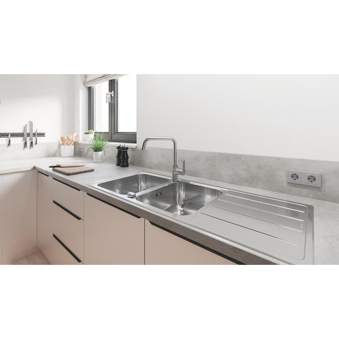 Grohe Start Keukenkraan - hoog - draaibare uitloop - Supersteel (RVS) SW705168