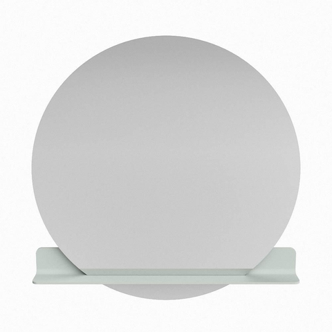 Mondiaz SPOT spiegel – Ø110 cm – met planchet – Greey (lichtgroen/grijs) SW1235539