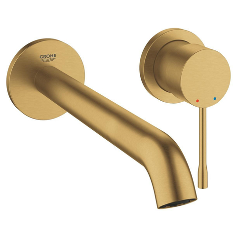 GROHE Essence New Mitigeur de lavabo encastré - bec 23cm - taille L - avec partie encastrée - brushed cool sunrise SW788001