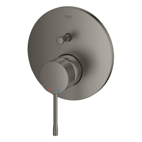 Grohe Essence badkraan - inbouw - met omstel - brushed hard graphite (antraciet) SW701637