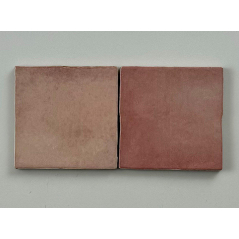 ÉCHANTILLON Terravito Mellina Carreau mural céramique - 10x10cm - 8mm - Rose SW1474990