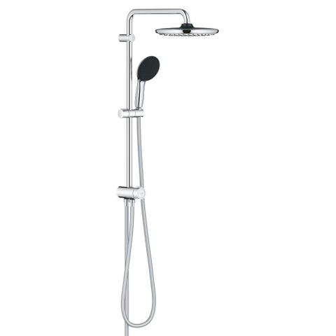 Grohe Vitalio Start 250 Flex Douchesysteem - met omstelkraan - wandmontage - hoofddouche 2 straalsoorten - handdouche 2 straalsoorten - chroom SW1028077