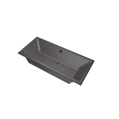 Xenz Kristal Baignoire - 170x75x48 - bonde Centrale - acrylique - anthracite SW378454